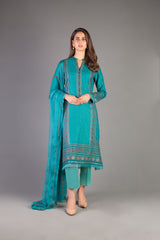 Bareeze Ethnic Fiesta Ch3348 Green Dress