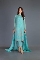 Bareeze Mughal Royalty Ch3208 Green Dress