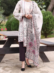 Almirah ALP-3PS 928 Grey Lawn Collection 2021