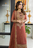 Asim Jofa Georgette, Organza, Tea pink Jhilmil Collection