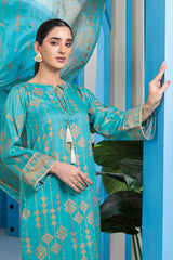 Bonanza Satrangi Agsr223p02 Teal Eid Prints 2022