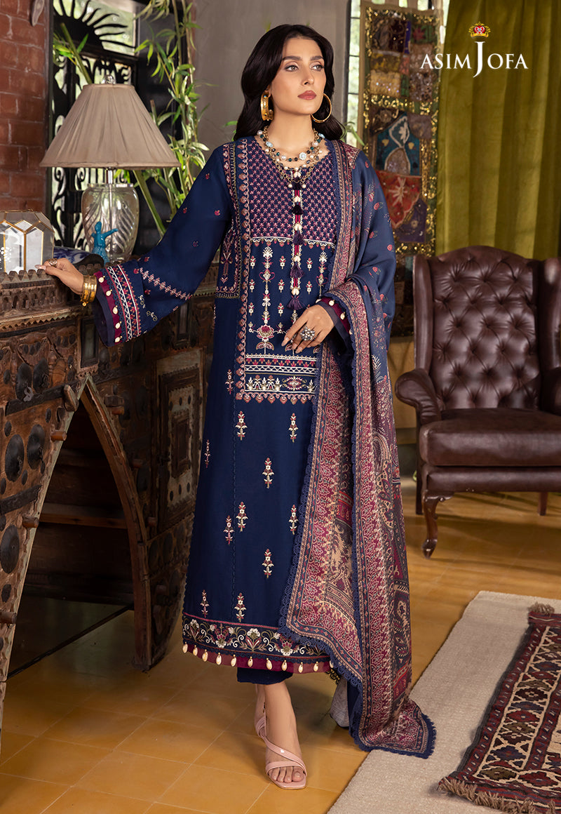 Asim Jofa AJW-04 Asra Winter Printed Shawl Collection