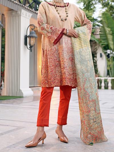 Almirah ALP-3PS 1043 Beige Lawn Collection 2021