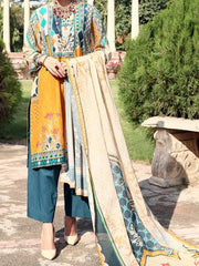 Almirah ALP-3PS 923 Mustard Lawn Collection 2021