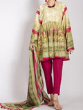 Almirah ALP-2PS 996 Lime Yellow Lawn Collection 2021