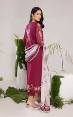 Asifa And Nabeel Cranberry (ALV-09) Aleyna Summer Eid Lawn Vol-2