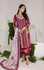 Asifa And Nabeel Cranberry (ALV-09) Aleyna Summer Eid Lawn Vol-2