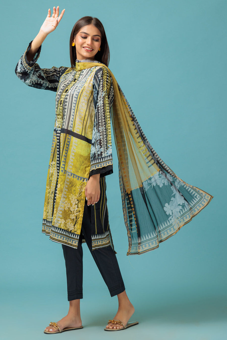 Bonanza Satrangi Phooldar Lawn Collection Vol 1