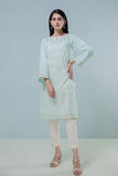 Bonanza Satrangi Mt Green Lawn Kurti Ask221p01 Eid Pret 2022