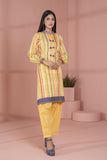 Bonanza Satrangi Yellow Lawn Suit Ask222p08 Eid Pret 2022