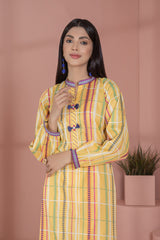 Bonanza Satrangi Yellow Lawn Suit Ask222p08 Eid Pret 2022