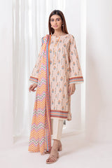 Bonanza Satrangi Fawn Lawn Suit Ask222p13 Eid Pret 2022