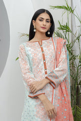 Bonanza Satrangi Mint Green Lawn Suit Ask223p08 Eid Pret 2022