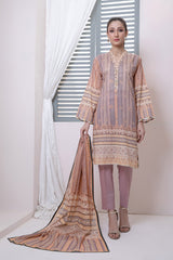 Bonanza Satrangi Mauve Lawn Suit Ask223p13 Eid Pret 2022