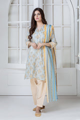 Bonanza Satrangi Blue Lawn Suit Ask223p39 Eid Pret 2022