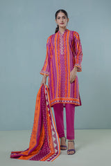 Bonanza Satrangi Pink Lawn Suit Ask223p60 Eid Pret 2022