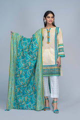 Bonanza Satrangi ASO212P07 GREEN Summer Lawn 2021