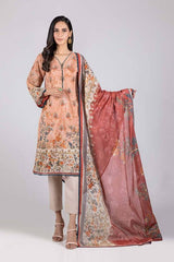 Bonanza Satrangi ASO213P50 PEACH Summer Lawn 2021