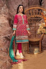 Bonanza Satrangi ASO213P64 RED Summer Lawn 2021