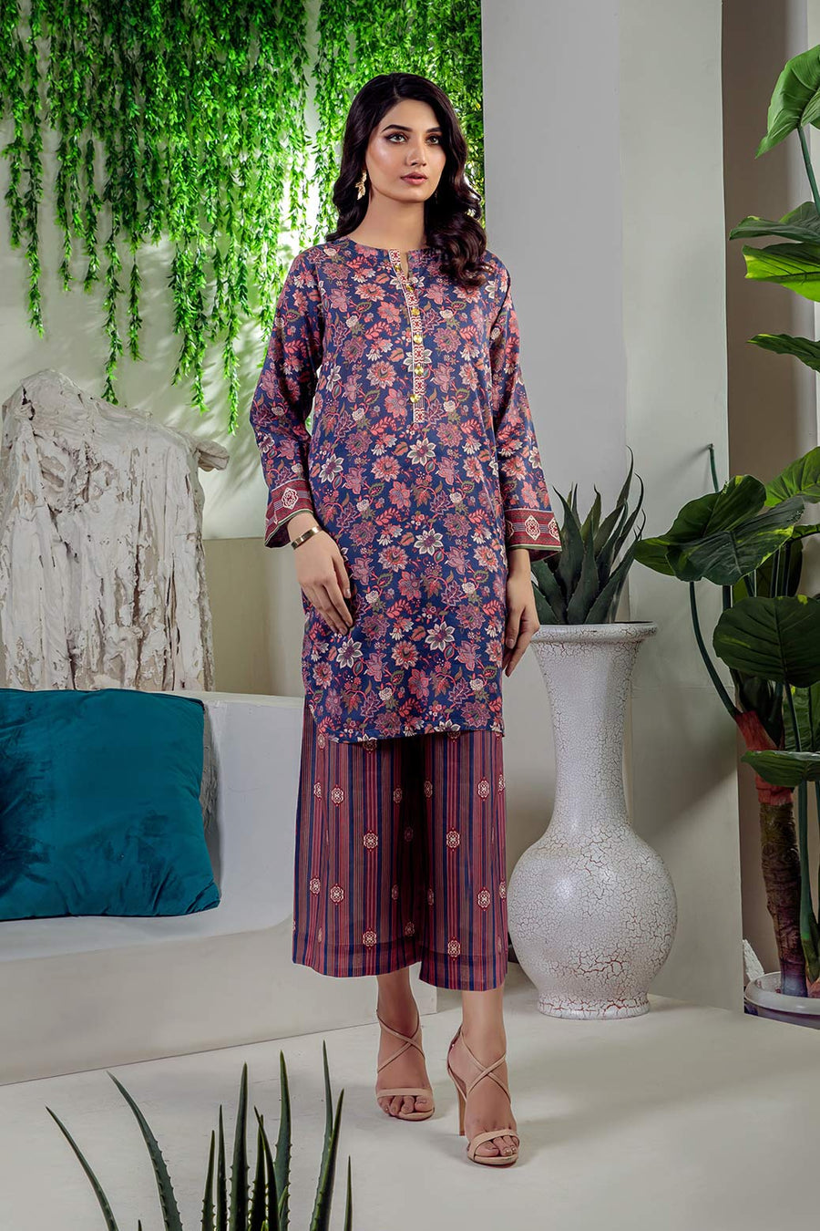 Bonanza Satrangi Tehni Aso222p06 Summer Collection 2022