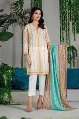 Bonanza Satrangi Aso222p07 Cream Eid Prints 2022