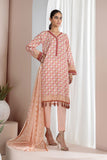 Bonanza Satrangi Aso223p40 Peach Eid Prints 2022