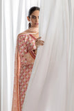 Bonanza Satrangi Aso223p40 Peach Eid Prints 2022