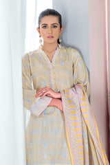 Bonanza Satrangi Aso223p42 Yellow Eid Prints 2022