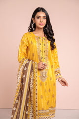 Bonanza Satrangi COTTON CANARY - 3 PC (ASO233P57A) Ek Nayee Lehar