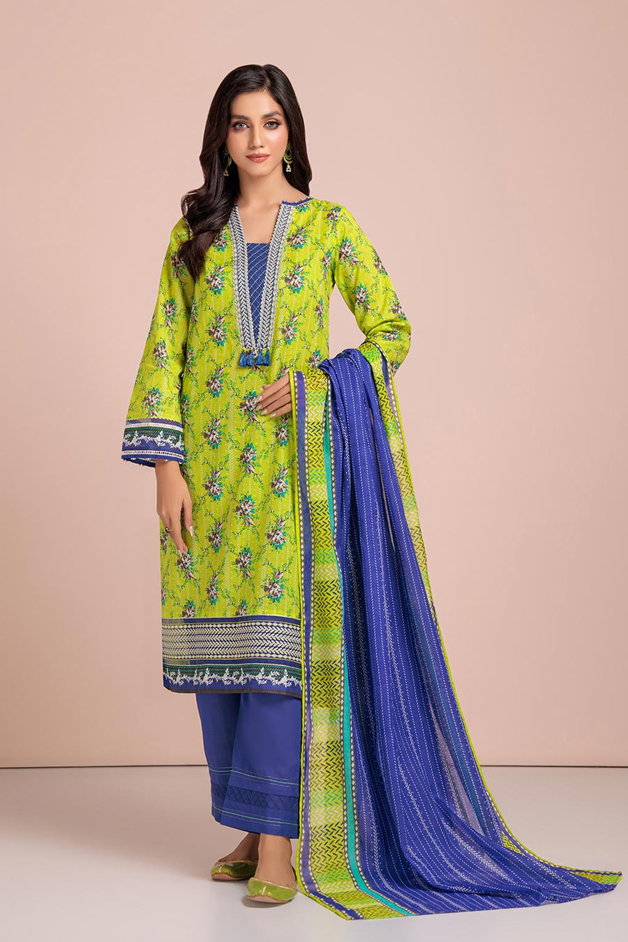 Bonanza Satrangi FLORAL BLISS - 3 PC (ASO233P70) Ek Nayee Lehar