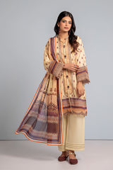 Bonanza Satrangi CREAM TAN - 3 PC (ASO233P85) Ek Nayee Lehar