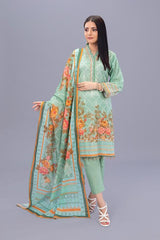 Bonanza Satrangi Asr213p08 Green Eid Collection 2021