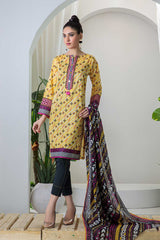 Bonanza Satrangi Asr222p10 Yellow Eid Prints 2022