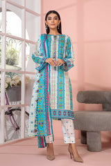 Bonanza Satrangi Asr223p18 Aqua Eid Prints 2022