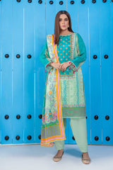 Bonanza Satrangi Asr223p22 Green Eid Prints 2022