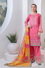 Bonanza Satrangi Asr223p23 Pink Eid Prints 2022