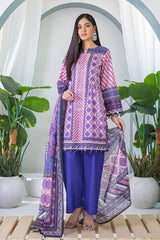 Bonanza Satrangi Asr223p52 Purple Eid Prints 2022