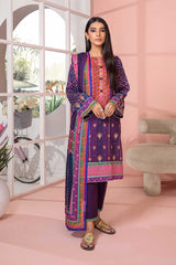 Bonanza Satrangi Asr223p53 Purple Eid Prints 2022