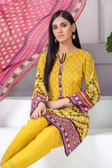 Bonanza Satrangi Asr223p71 Yellow Eid Prints 2022