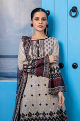 Bonanza Satrangi Asr223p72 Beige Eid Prints 2022