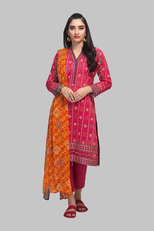 Summer Salsa - 3 Pc Bonanza Satrangi Summer Volume 2 2021