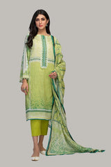 Bonanza Satrangi AST213P43 L GREEN Summer Lawn 2021