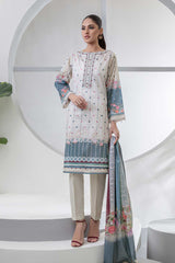 Bonanza Satrangi Ast222p09 Gray Eid Prints 2022