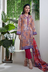 Bonanza Satrangi Ast223p08 Orange Eid Prints 2022