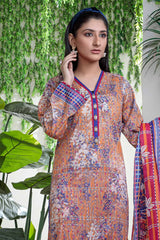 Bonanza Satrangi Ast223p08 Orange Eid Prints 2022