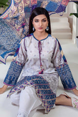 Bonanza Satrangi Ast223p36 Ash Gray Eid Prints 2022