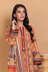 Bonanza Satrangi Orange Khaddar (AWO222P12) Winter Collection 2022