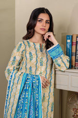 Bonanza Satrangi Cream Khaddar Suit (AWO223P27) Winter Collection 2022