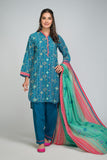 Bonanza Satrangi Awr213p07 Blue Winter New Edition 2021
