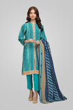 Bonanza Satrangi Awr213p09 Teal Winter New Edition 2021